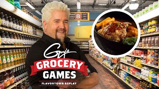 CHALLENGE Make a Fried Chicken Dinner HEALTHY  Guys Grocery Games  Food Network