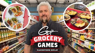 FLAVORTOWN REPLAY Competitors Make a Spicy Special  Guys Grocery Games  Food Network