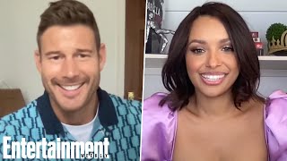 Romance Tropes with Love in the Villa Stars Tom Hopper  Kat Graham  Entertainment Weekly