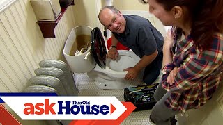 How to Repair a CastIron Toilet Flange  Ask This Old House