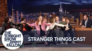 The Stranger Things Cast Teaches Jimmy the Chicken Noodle Soup Song