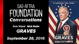 Conversations with Sela Ward and Nick Nolte of GRAVES