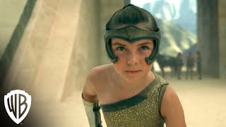 Wonder Woman 1984  Young Diana Takes on The Amazon Games  Warner Bros Entertainment