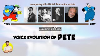 Voice Evolution of PETE Disneys Oldest Character  94 Years Compared  Explained