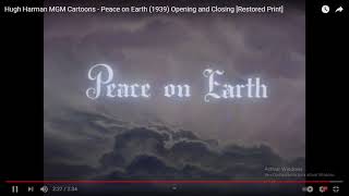 Hugh Harman  Peace On Earth End Title 1939