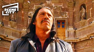 Once Upon a Time in Mexico Favela Chase DANNY TREJO SCENE