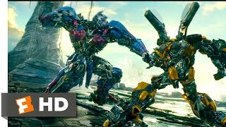 Transformers The Last Knight 2017  Bumblebee vs Nemesis Prime Scene 710  Movieclips