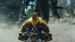 Transformers The Last Knight 2017  First battle scene  Only Action 4K