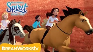 Lucky and Spirit to the Rescue  SPIRIT RIDING FREE  Netflix