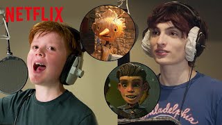 In the Booth with the Cast of Guillermo del Toros Pinocchio  Netflix