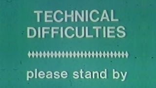WCAE Channel 50  321 Contact Technical Difficulties Moment 1980