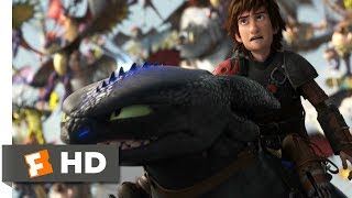 How to Train Your Dragon 2 2014  Toothless vs The Bewilderbeast Scene 1010  Movieclips