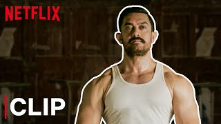 Aamir Khans Crazy Fight Scene  Dangal  Netflix India