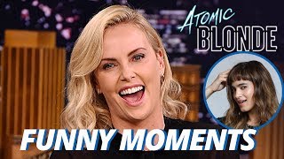 Charlize Theron Wants Sofia Boutella To Be Her Girlfriend Funny Moments