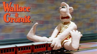 Wallace  Gromit The Wrong Trousers Train Chase Scene