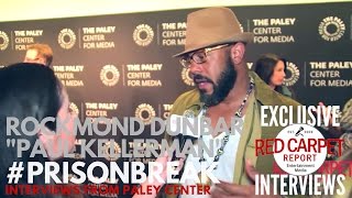 Rockmond Dunbar interviewed at FOXs Prison Break S5 Paley Center Event  Panel