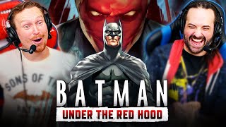 BATMAN UNDER THE RED HOOD 2010 MOVIE REACTION First Time Watching DC Animated