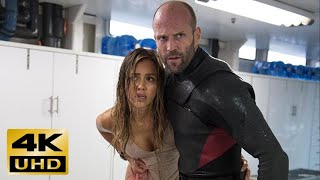 Jason Statham Rescues Jessica Alba and blows up the Gun Baron  Mechanic Resurrection 4K
