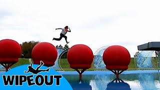 Richard Hammond takes a chance at the wipeout course   Total Wipeout Official  Clip