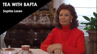 Sophia Loren on The Life Ahead believing in yourself and working in America  Tea with BAFTA