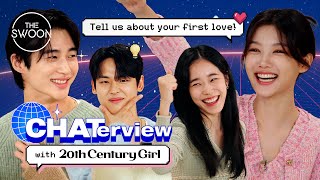 The cast of 20th Century Girl tries out oldschool online chatting  CHATerview ENG SUB