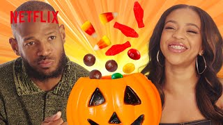 Priah Ferguson  Marlon Wayans Rate Halloween Candy  The Curse of Bridge Hollow  Netflix