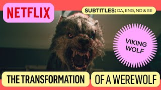 Viking Wolf Transforming into a werewolf