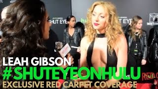 Leah Gibson at the Red Carpet Premiere of Shut Eye on Hulu ShutEyeOnHulu