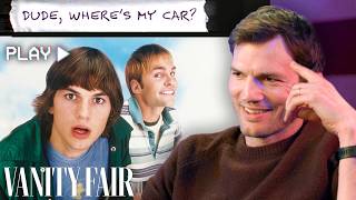 Ashton Kutcher Rewatches That 70s Show Punkd Dude Wheres My Car  More  Vanity Fair