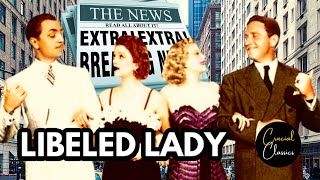 Libeled Lady 1936 Myrna Loy Jean Harlow  Spencer Tracy William Powell first time watch reaction