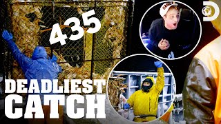 The Saga Finds 435 Crabs in ONE Pot  Deadliest Catch
