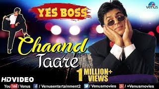 Chaand Tare  HD VIDEO  Shah Rukh Khan  Juhi Chawla  Yes Boss  90s Songs