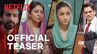 Darlings  Official Teaser  Alia Bhatt Shefali Shah Vijay Varma Roshan Mathew  Netflix India