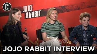 JoJo Rabbit Scarlett Johansson Thomasin McKenzie  Roman Griffin Davis Interview