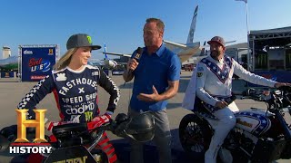 Evel Live 2 Vicki Golden Gets in Gear Before Attempting Historic Stunt  History