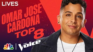 Omar Jose Cardona Performs Celine Dions My Heart Will Go On  NBCs The Voice Top 8 2022