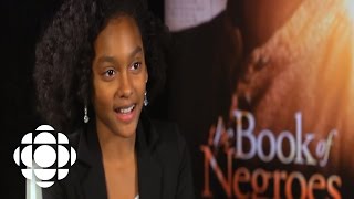 Meet The Book of Negroes Young Aminata Shailyn PierreDixon  CBC Connects