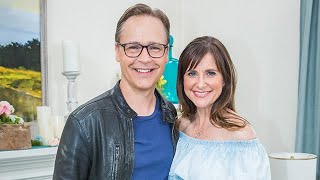 Kellie Martin and Chad Lowe visit  Home  Family