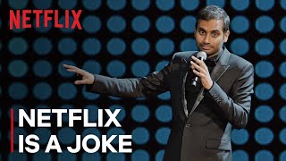 Aziz Ansari Live at Madison Square Garden  Plans With Flaky People  Netflix Is A Joke