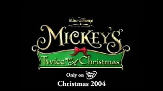 Mickeys Twice Upon a Christmas DVD Trailer 2004 UK