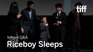 RICEBOY SLEEPS QA with Anthony Shim Choi Seungyoon  TIFF 2022