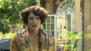 Anna Chancellor unwraps Lucia  Mapp and Lucia  BBC One Christmas 2014