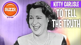 To Tell The Truth  KITTY CARLISLE FIRST PANELIST APPEARANCE  BUZZR