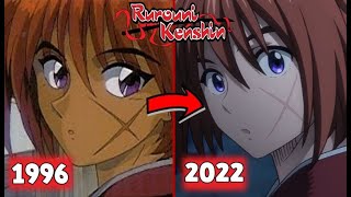 RUROUNI KENSHIN ANIME Comparison 1996 vs 2023 OLD VS NEW Animation Samurai X Trailer Comparacion
