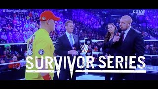 WWE Survivor Series 2014 Vince Mcmahon John Cena The Authority Segment Review Commentary