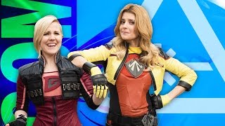 GRACE HELBIG and HANNAH HART talk Electra Woman and Dyna Girl Nerdist Special Report