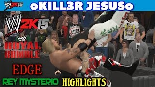 Edge vs Rey Mysterio WWE Royal Rumble 2008 Highlights I WWE 2K15 PS4  XBOX ONE