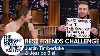 Best Friends Challenge with Justin Timberlake and Jessica Biel