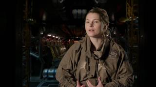 Alien Covenant Amy Seimetz Behind the Scenes Movie Interview  ScreenSlam
