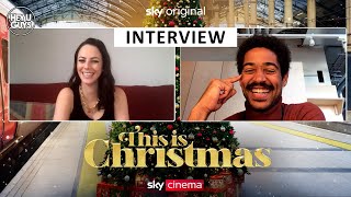 Kaya Scodelario  Alfred Enoch on This is Christmas looking at strangers on the Tube  fun on set